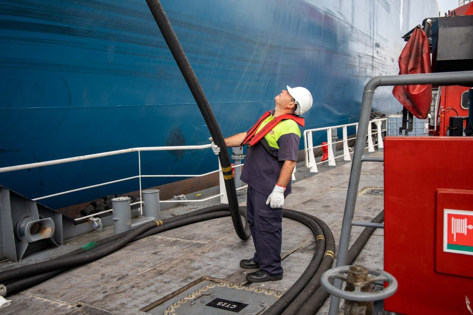 bunkering a ship in gibraltar